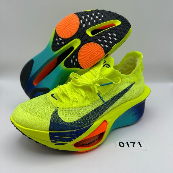 NIKE Women's 6 Air Zoom Alphafly NEXT% 3 Volt Cactus FD8315-700 - Picture 1 of 8